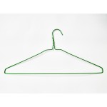Green Wire Coat Hangers (13G) 16"